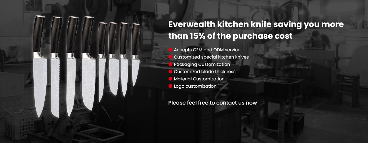 EVERWEALTH Kitchen Knife Set Tillverkning 